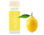 Natural Lemon Lip Balm - Organic Lemonade Chapstick for Dry, Chapped Lips - Organic Coconut Essential Oils, Cruelty Free Beeswax