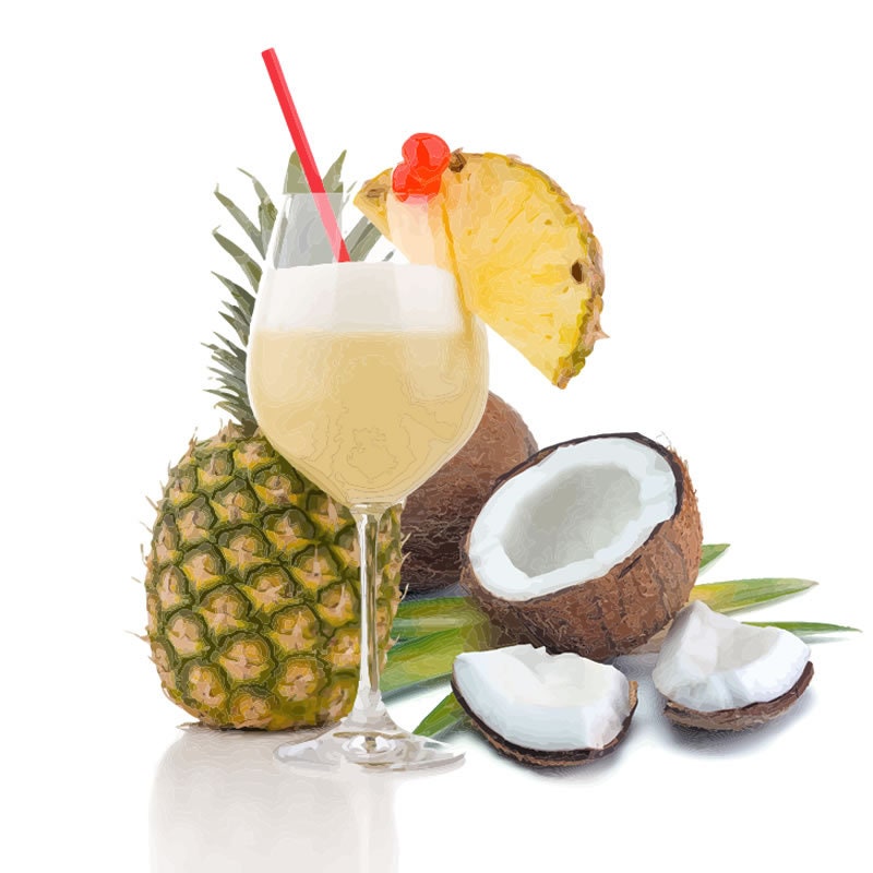 Tropical Gift Set of 6 Premium Grade Fragrance Oils - Coconut Cream, Bay  Rum, Pina Colada, Tahitian Vanilla, Ocean Breeze, Pineapple - 10Ml -  Scented