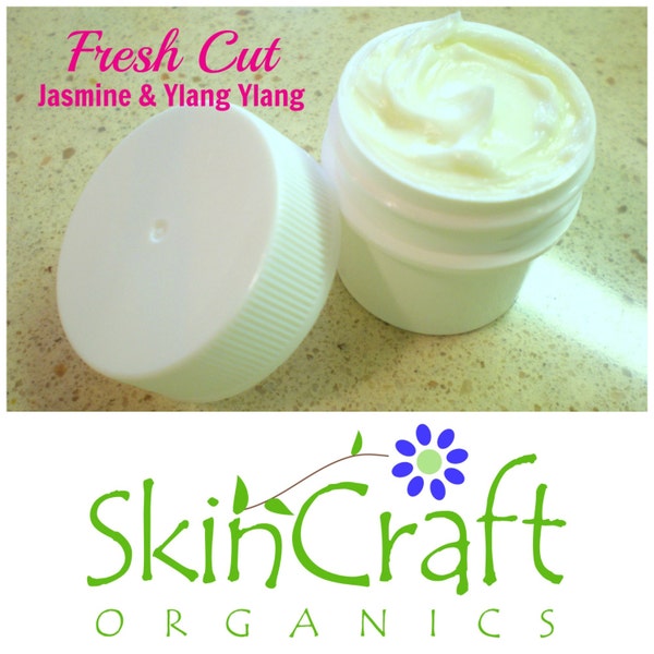 Organic Shea Body Butter - Jasmine & Ylang Ylang -  .5 oz Sample Size