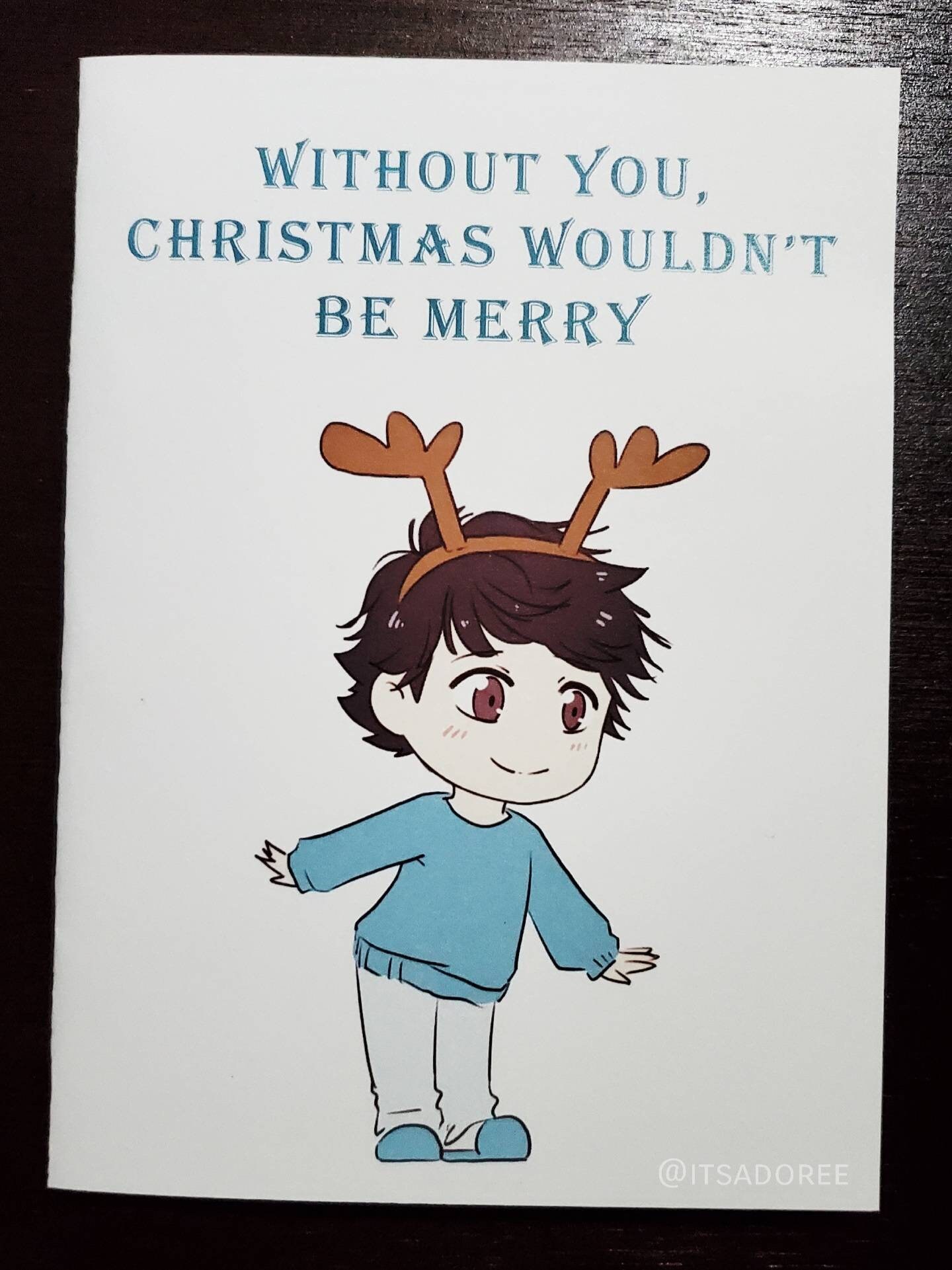 Iwaoi Haikyuu XMAS Card - Etsy