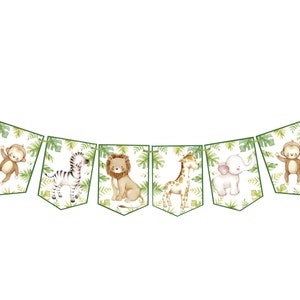 Safari Jungle Bunting,garland, for Safari Bedroom Decor,safari Nursery ...