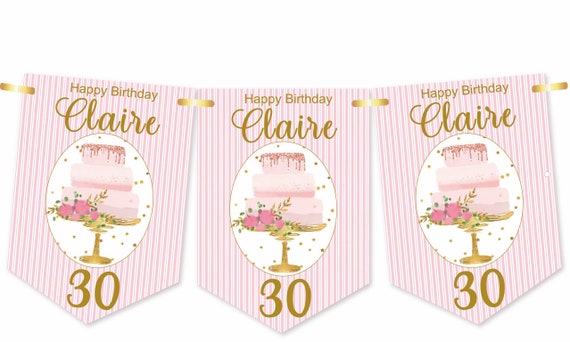 Bandierine per feste di compleanno per bambini - 5 anni, 5 anni, 5 anni, decorazioni per feste, FILE STAMPABILE DIGITALE - Italia