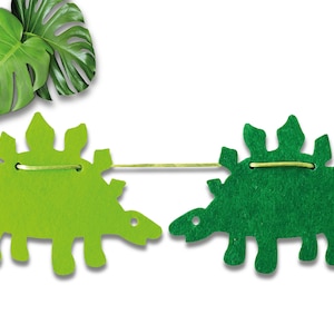 Dinosaur Bunting,Garland,8 Felt Dinosaurs,Dinosaur Gift,Kids Room,Playroom,2.5 Metres Long,