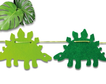 Dinosaur Bunting,Garland,8 Felt Dinosaurs,Dinosaur Gift,Kids Room,Playroom,2.5 Metres Long,