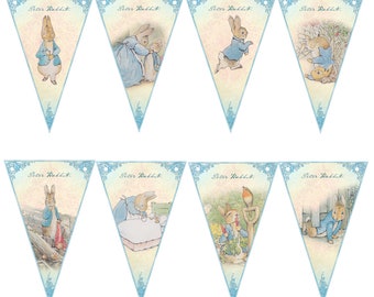 Peter Rabbit-slinger, babyshower babyjongen, babyshower, verjaardagsfeestje-MULTIBUY-KORTINGEN