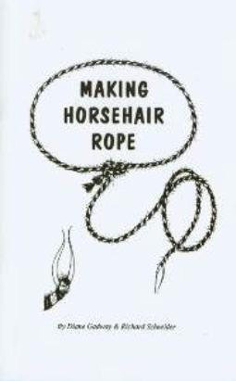 Making Horsehair Rope English Language Rope making book by Etsy