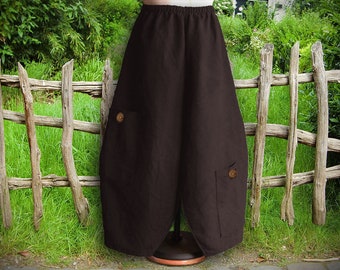 Petra Silk Blend Balloon Pants – Layered Silk Blend Pants