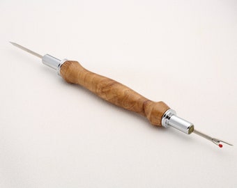 Seam Ripper Stiletto Tool  - Figured Ash