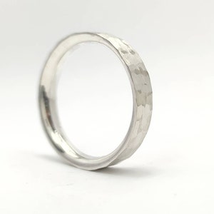 Flat 4 mm Platinum Wedding Band