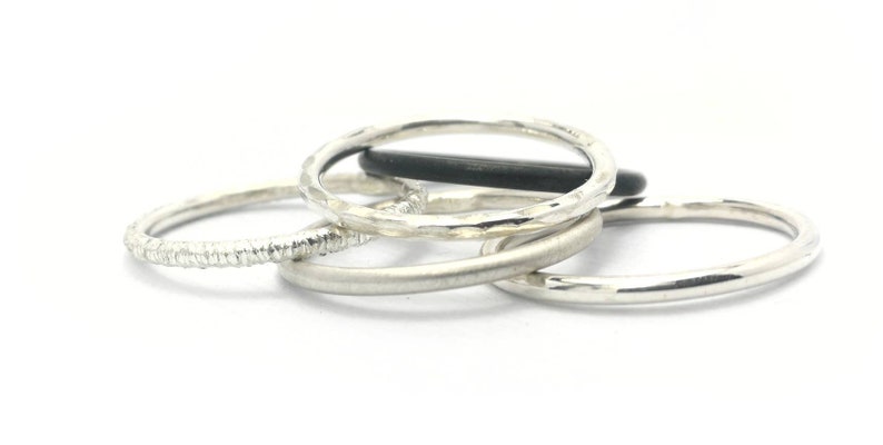 thin silver ring