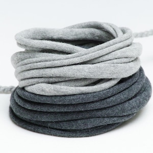 Cotton wrap bracelet, gray cotton wrapping bracelet, unisex bracelet, summer bracelet
