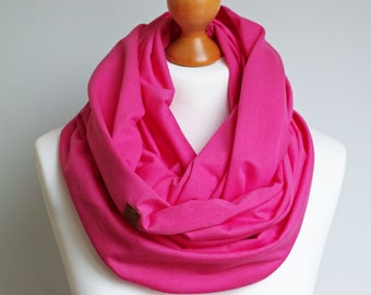 Cotton Jersey Infinity Scarf, Eco-Friendly SPRING Shawl for women oversized