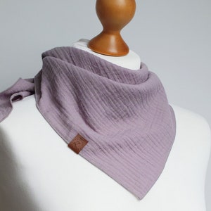 Soft bandana scarf, bandana for women, triangle scarf bandana for women heather cotton neck scarf neck gaiter imagem 1