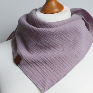 Soft bandana scarf, bandana for women, triangle scarf bandana for women heather cotton neck scarf neck gaiter imagem 3