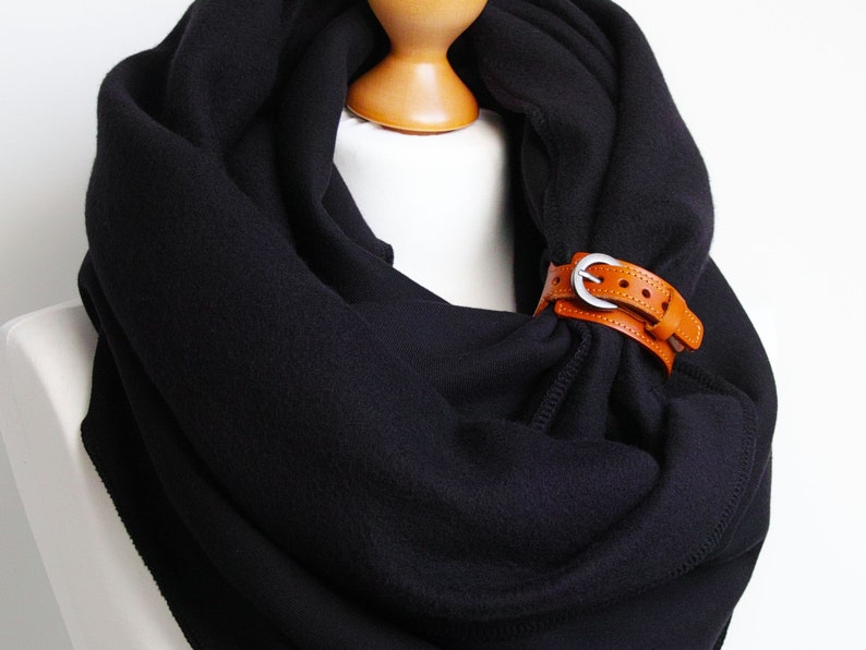 Schaluchschal rundschal Tube scarf made of jersey, loop schals, loopschal, kuschelloops Bild 7