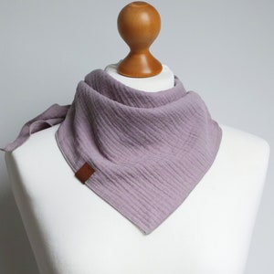 Soft bandana scarf, bandana for women, triangle scarf bandana for women heather cotton neck scarf neck gaiter imagem 2