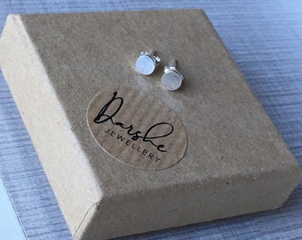 Tiny Studs, Tiny Earrings, Silver Studs, Silver Earrings, 6mm Studs, Minimalist Earrings, Silver Dot Earrings, Tiny Silver Studs,