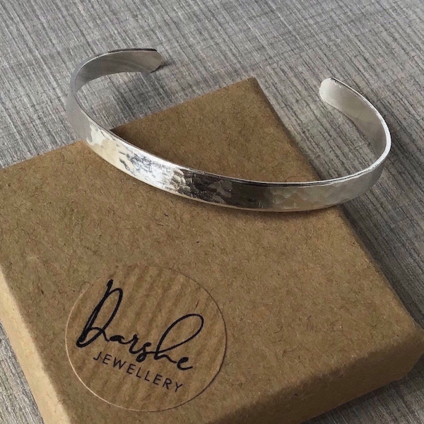 Silver cuff, Sterling Silver Cuff, Ladies Silver Cuff,Ladies Bangle,Ladies Cuff,Cuff Bracelet,Hammered Bangle,Hammered Cuff,Open Cuff Bangle