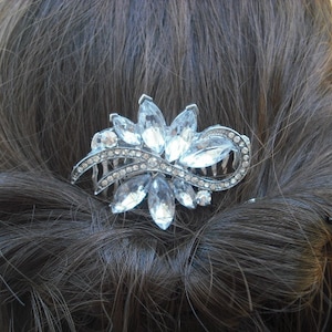 Alexis Collection, Rhinestone Hair Comb, Art Deco Bridal Hair Comb, Vintage Style Hair Accessories, Wedding Hair Comb