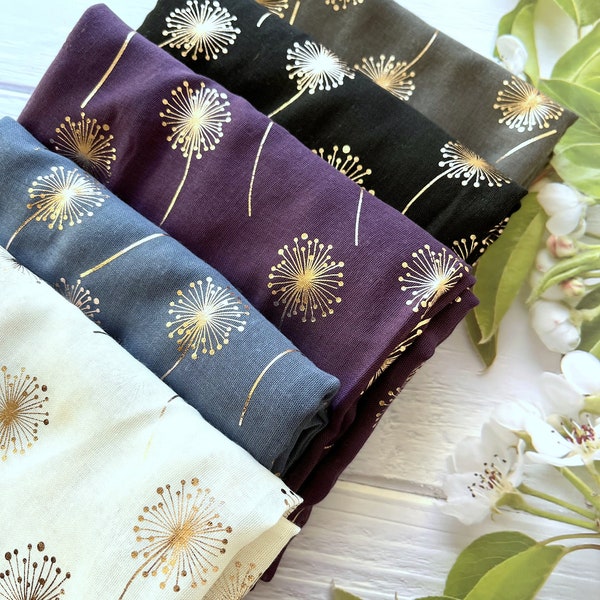 Foiled Dandelion Scarf // Christmas Accessories // Metallic Scarf // Etsy UK Shop // Black Grey Rose Gold Dandelion // Secret Santa Gift