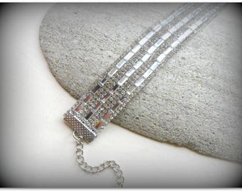 Silver Diamante Choker Clear Diamante Choker Jewel Diamond Choker Diamante Necklace UK Shop