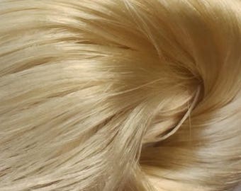 Platinum Blonde Saran Doll Hair
