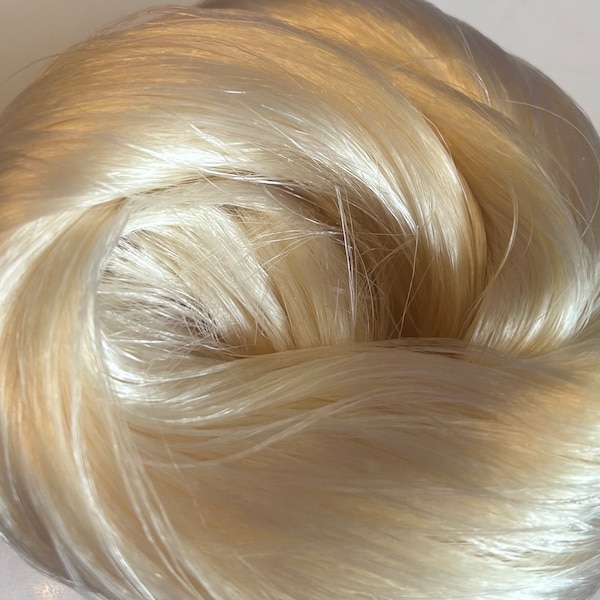 Baby Blonde Saran Doll Haar zum rerooten