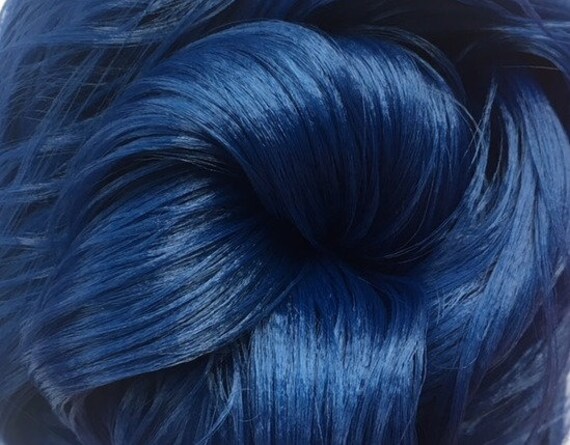Oxford Blue Nylon Doll Hair For Rerooting Etsy