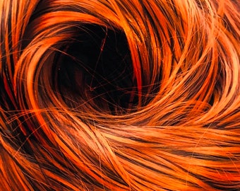 Chocolate Orange Nylon (ltd Edition) Puppenhaar zum Entwurzeln