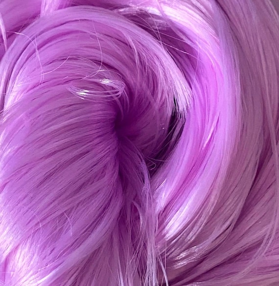 Lavender Pink Nylon Doll Hair UK