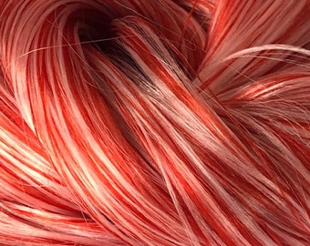 Nylon Doll Hair Electric Strawberry ReRooting Custom Barbie My Little Pony Nylon Doll Hair Electric Strawberry ReRooting Custom Barbie My Little Pony