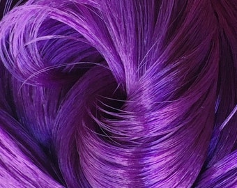 Gothic Purple Saran Doll Hair for rerooting
