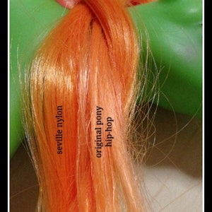 Cheveux de poupée en nylon de Séville pour le rerooting du match MLP image 2