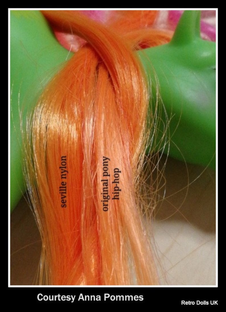 Seville Nylon Doll Hair for rerooting MLP match image 2