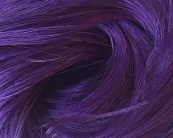 Purple Heart Nylon Doll Hair for rerooting