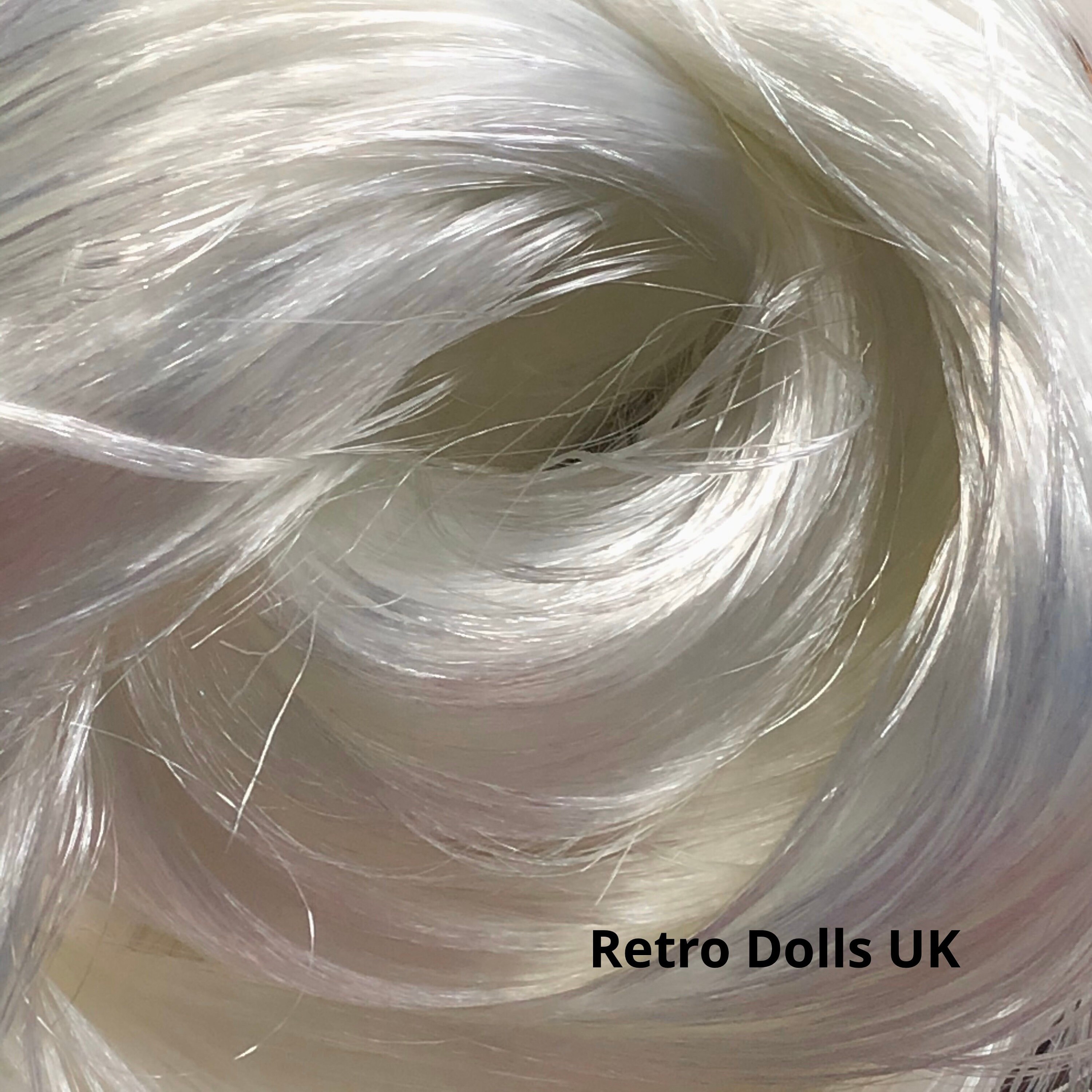 Waterfall Nylon Doll Hair for rerooting