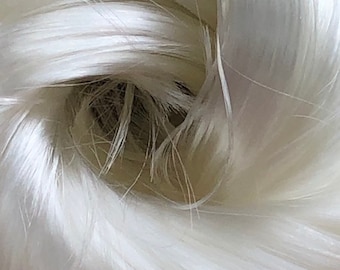 Ghost Nylon Doll  and MLP Hair for rerooting dolls and ponies