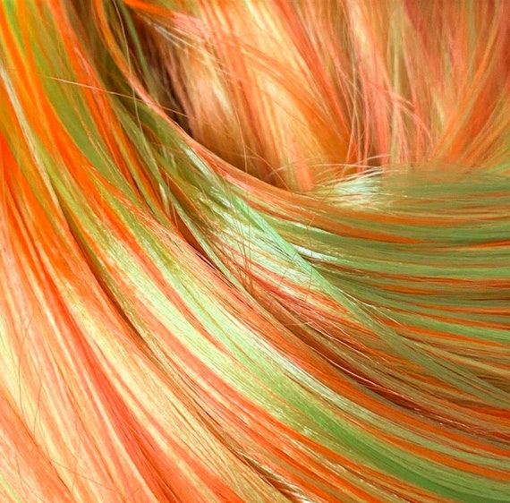 Clockwork Orange Nylon Doll Hair for rerooting