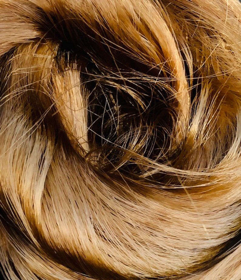 Titian Gold Saran Doll Hair for rerooting