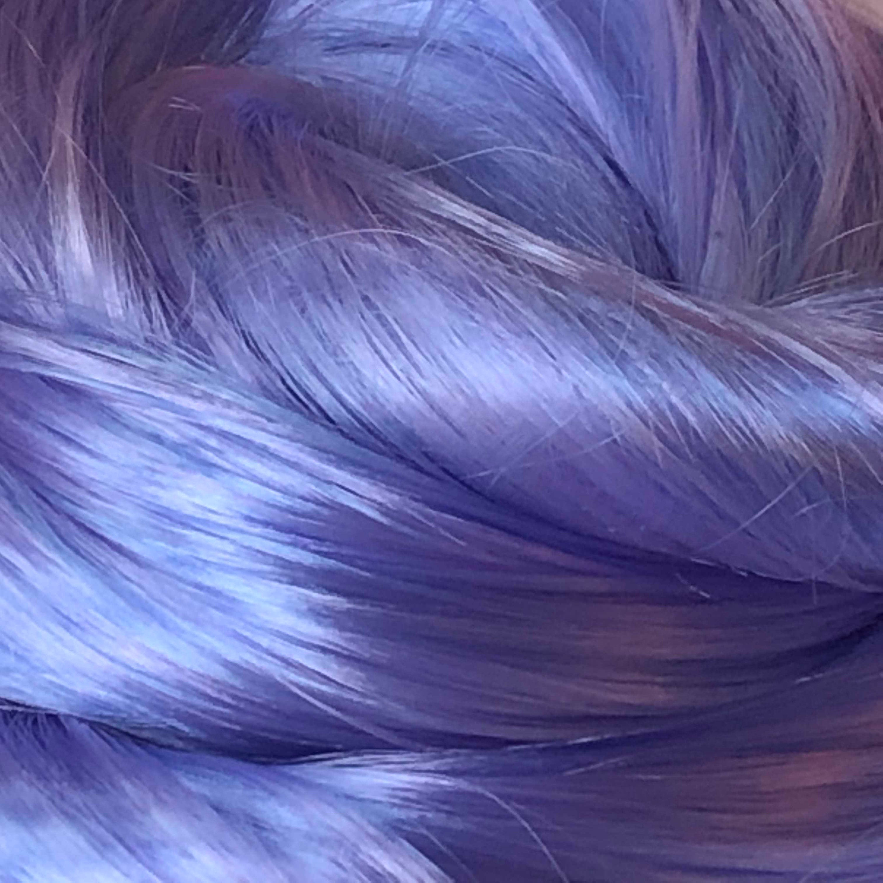 Purple & Dark Blue XL 2 Color Value Pak Nylon Doll Hair Hanks reRooting Barbie 