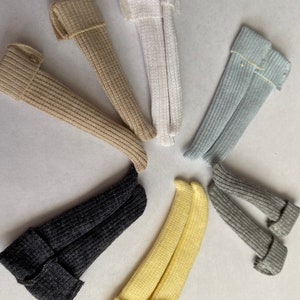 Sindy , Barbie, Tammy , Patch, Barbie , Blythe ribbed Calf length socks