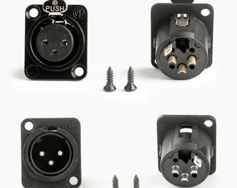 Xlr Soldered - Neutrik Panel Mount