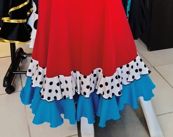 Ruffle skirt outlet 6x6