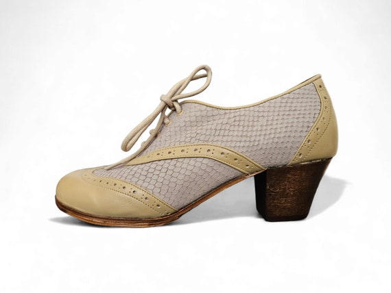 ARTEFYL フラメンコシューズ スエード ベージュ サイズ7