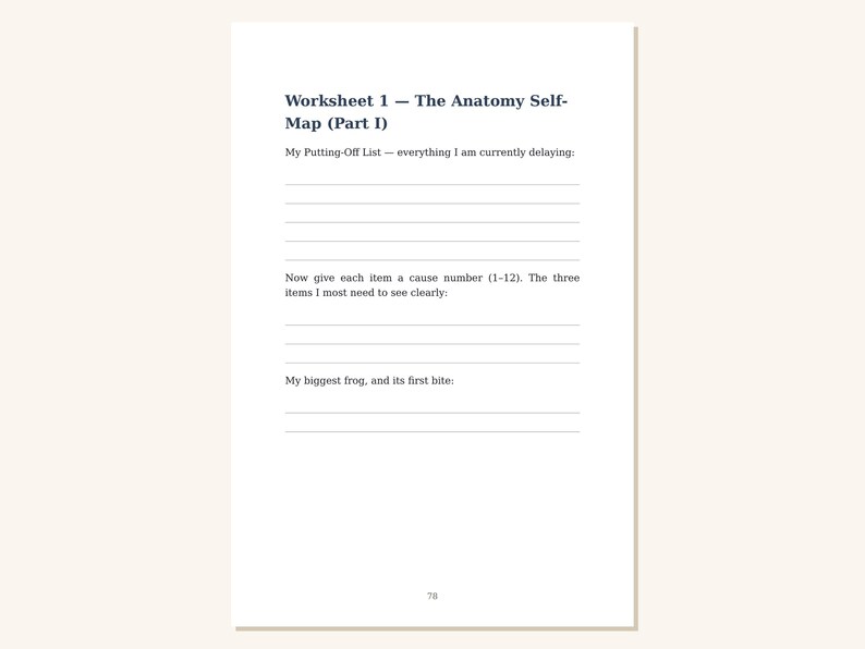Procrastination Book | Stop Procrastinating | The Anatomy of Procrastination | Self Help Workbook PDF image 5