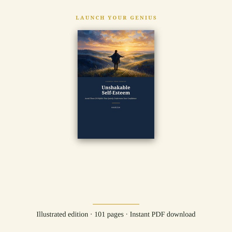 Self Esteem Ebook | Build Unshakable Confidence | Self Help Book PDF | 29 Pitfalls That Kill Confidence | Illustrated Edition image 1