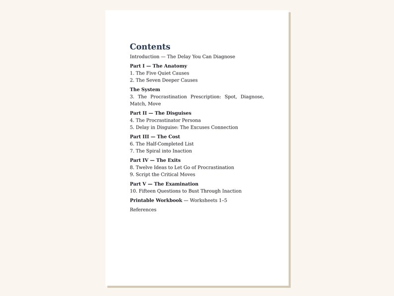 Procrastination Book | Stop Procrastinating | The Anatomy of Procrastination | Self Help Workbook PDF image 6