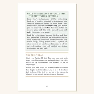 Procrastination Book | Stop Procrastinating | The Anatomy of Procrastination | Self Help Workbook PDF image 4