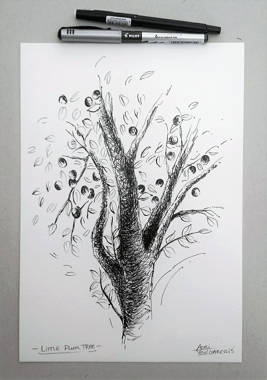 A tiny ballpoint pen drawing.  Black pen drawing, Ballpoint pen drawing,  Ballpoint pen art