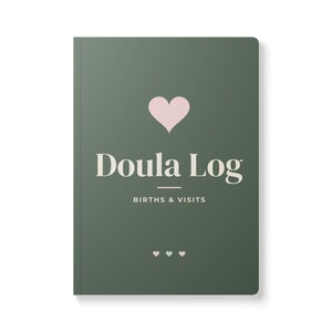 Diario de Doula - Cuaderno de Partos y Visitas, Regalo para Doulas, Libro de Registro de Partos, Cuaderno de Registro de Visitas para Doulas de Parto